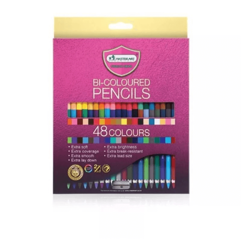 สีไม้สองหัว Master art 48 สี